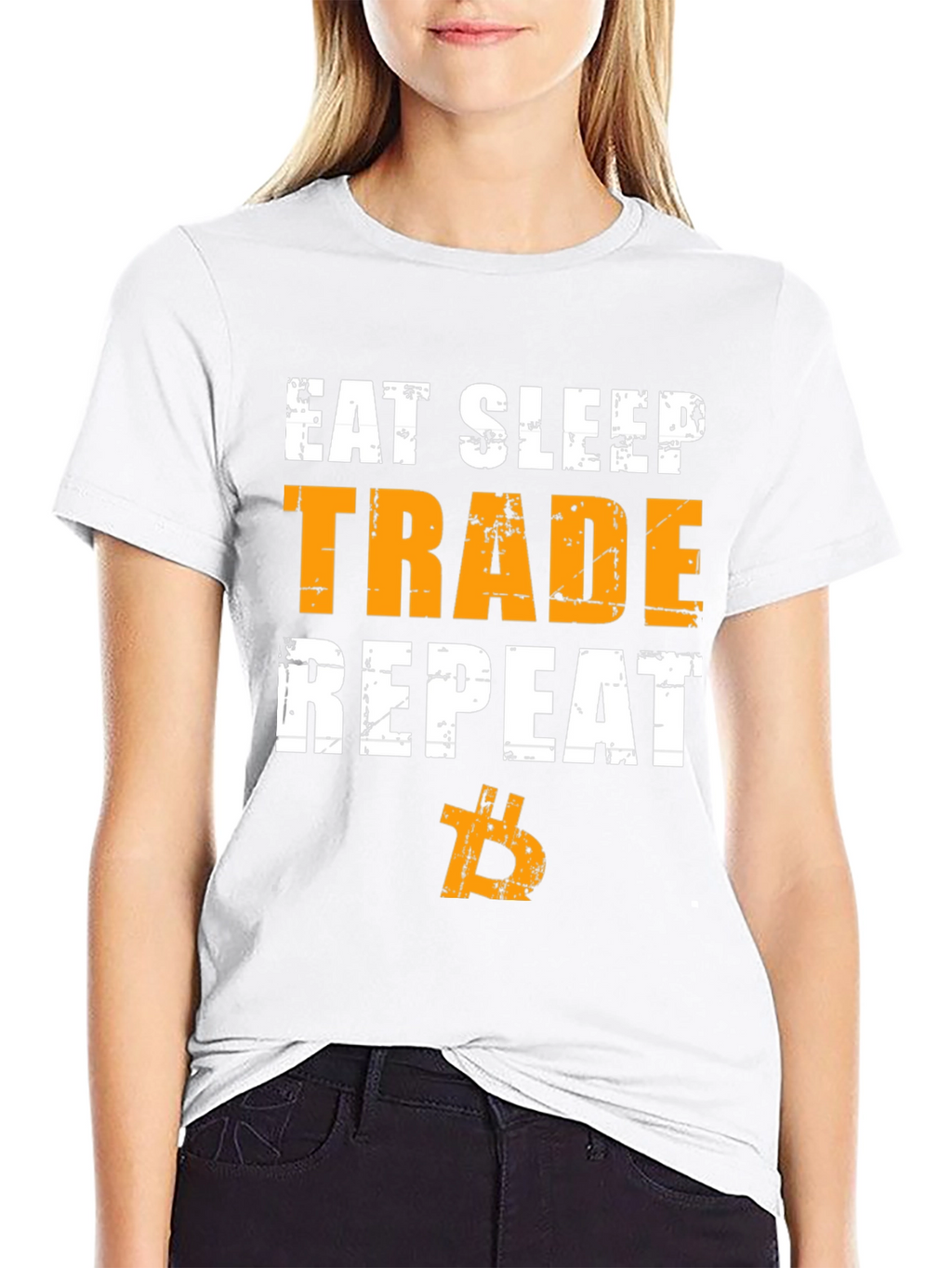 Eat Sleep Trade Repeat Crypto T-Shirt