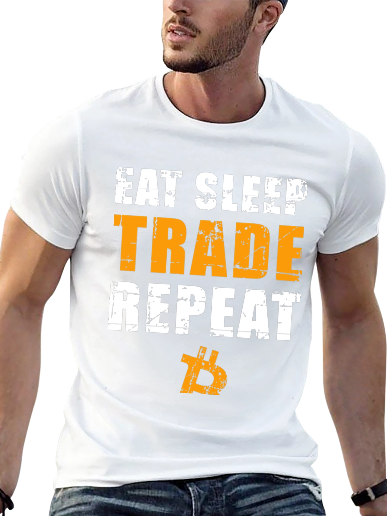 Eat Sleep Trade Repeat Crypto T-Shirt