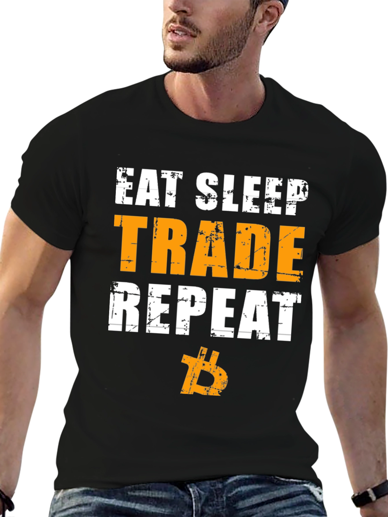 Eat Sleep Trade Repeat Crypto T-Shirt