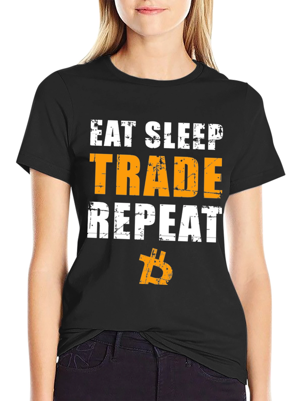 Eat Sleep Trade Repeat Crypto T-Shirt