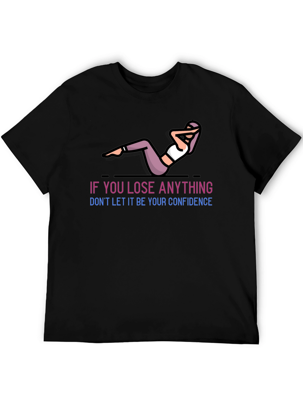 Confidence Graphic T-Shirt - Black