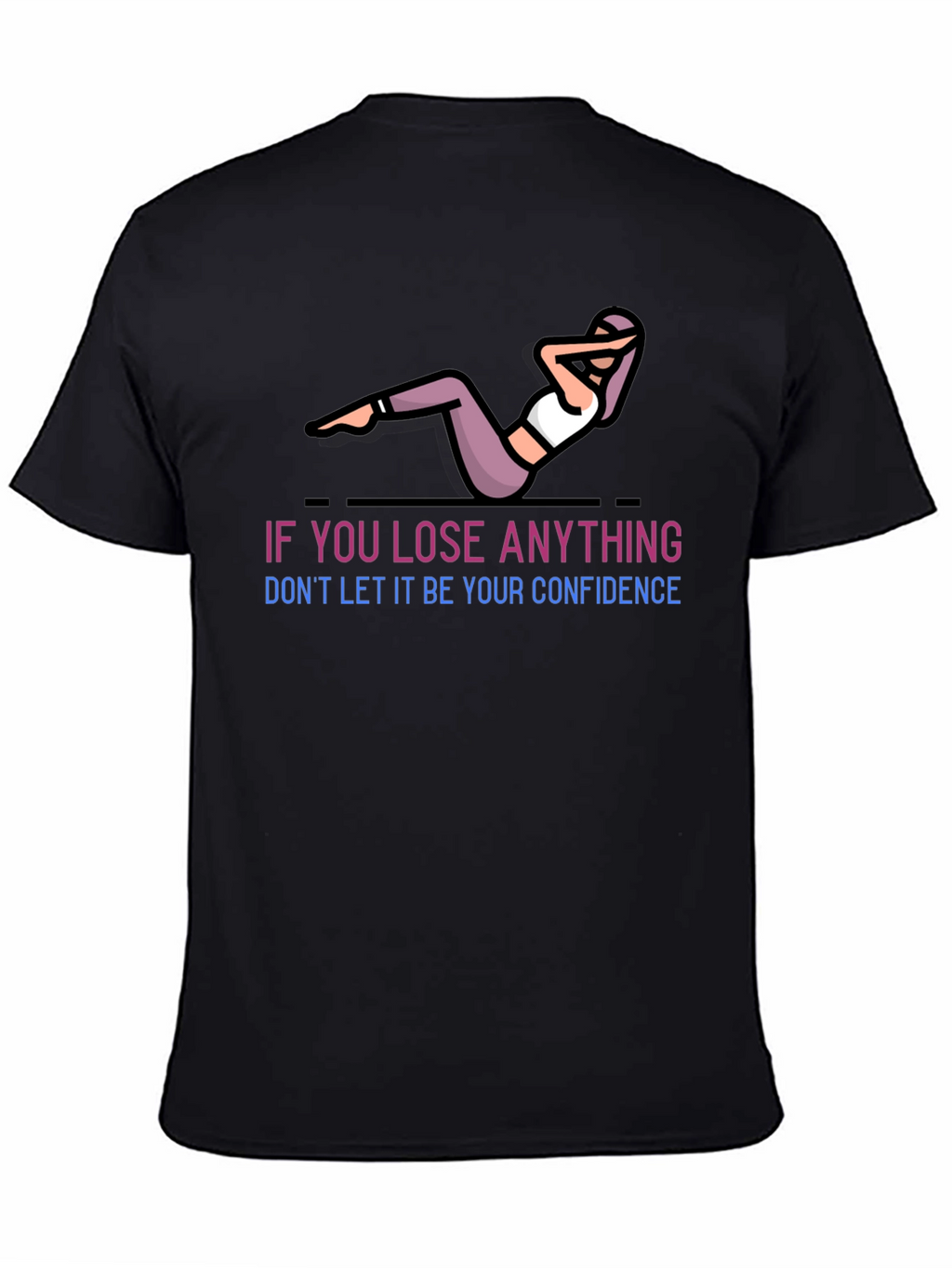Confidence Graphic T-Shirt - Black