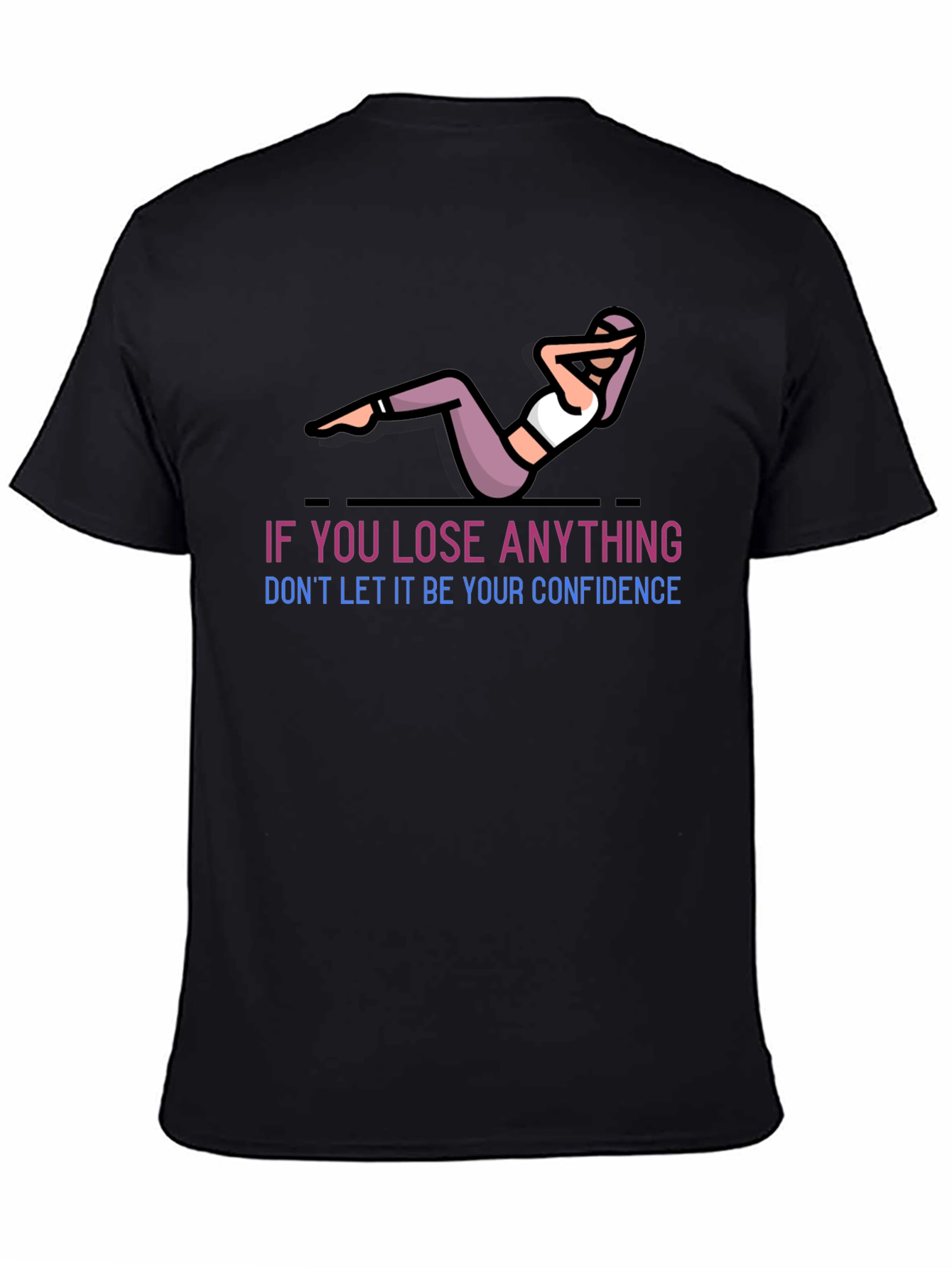 Confidence Graphic T-Shirt - Black
