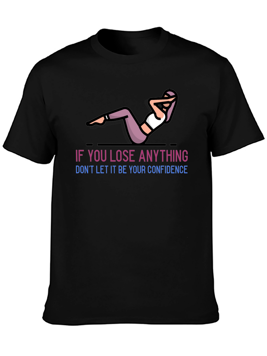Confidence Graphic T-Shirt - Black