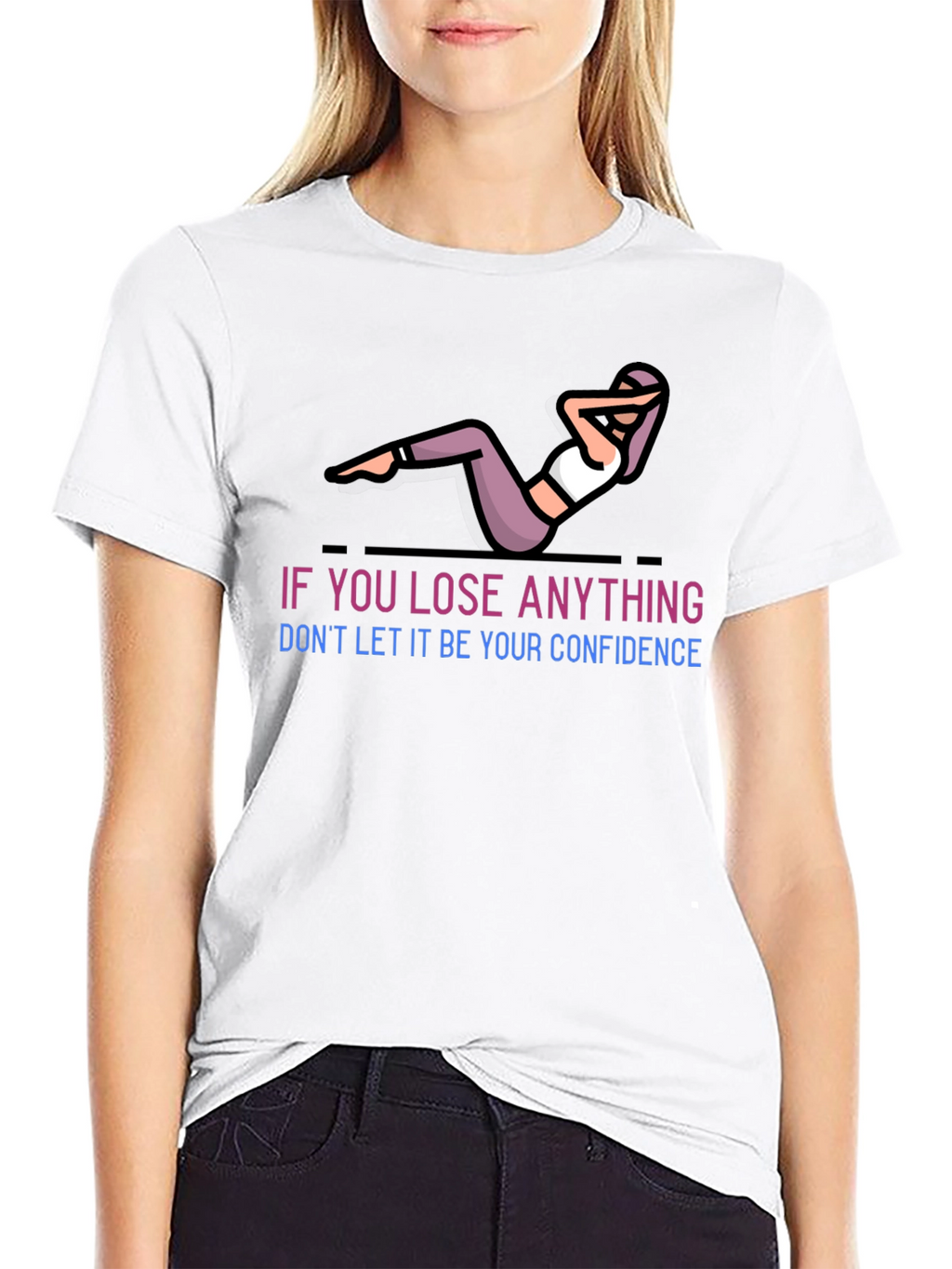 Confidence Graphic T-Shirt - Black
