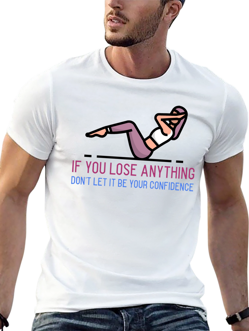 Confidence Graphic T-Shirt - Black