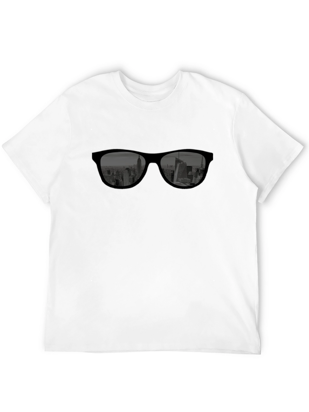 Cool Cityscape Sunglasses Graphic T-Shirt