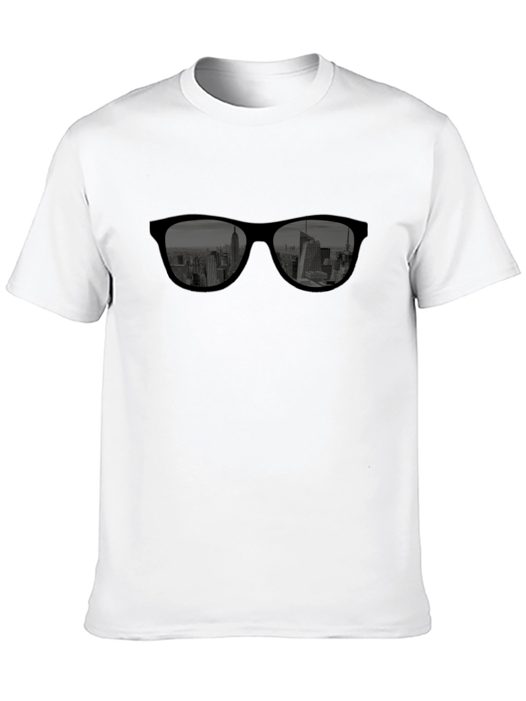 Cool Cityscape Sunglasses Graphic T-Shirt