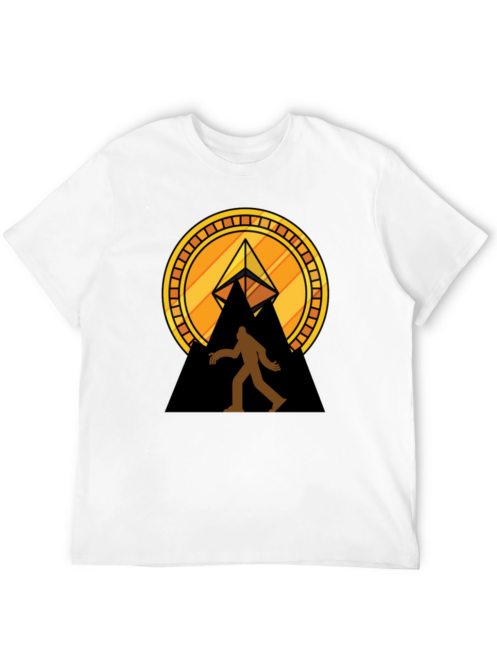 Ethereum Bigfoot T-Shirt - Crypto Enthusiast Tee