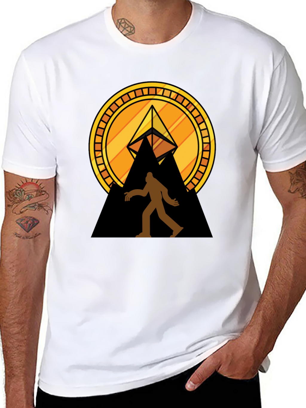 Ethereum Bigfoot T-Shirt - Crypto Enthusiast Tee