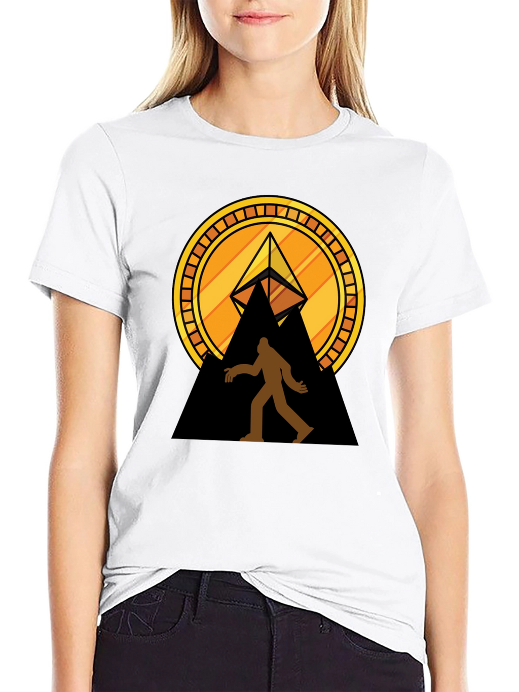 Ethereum Bigfoot T-Shirt - Crypto Enthusiast Tee