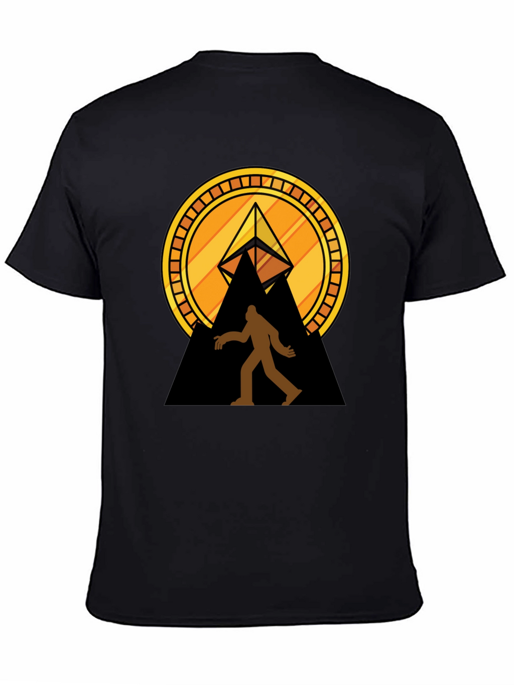 Ethereum Bigfoot T-Shirt - Crypto Enthusiast Tee