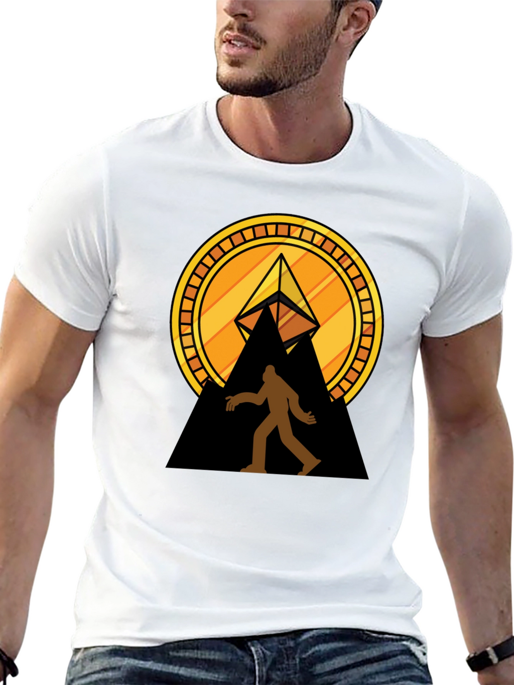 Ethereum Bigfoot T-Shirt - Crypto Enthusiast Tee