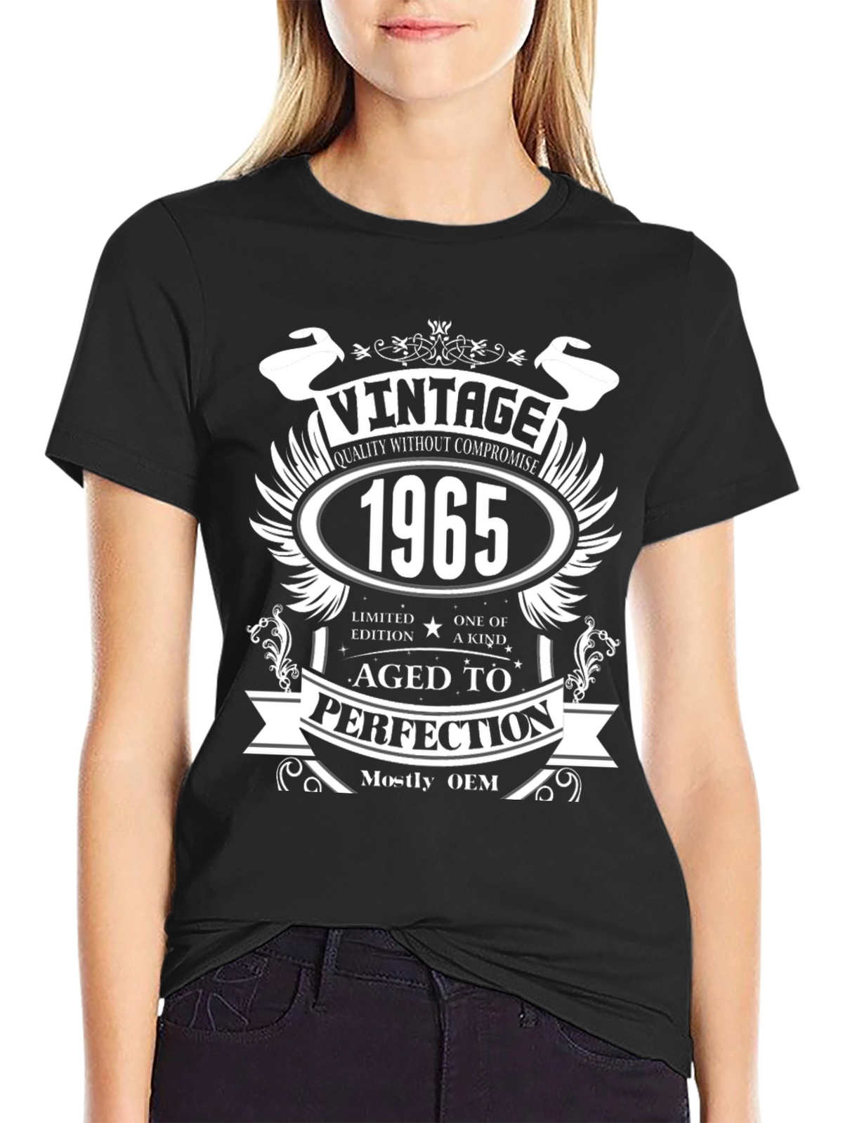 Vintage 1965 Aged To Perfection Graphic Tee