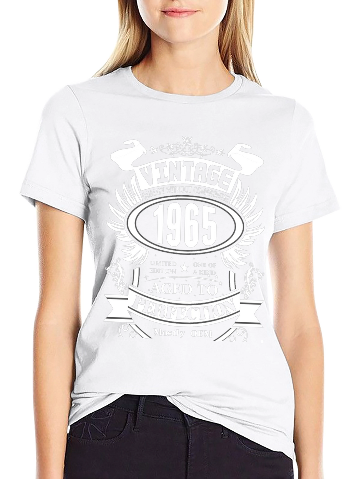 Vintage 1965 Aged To Perfection Graphic Tee