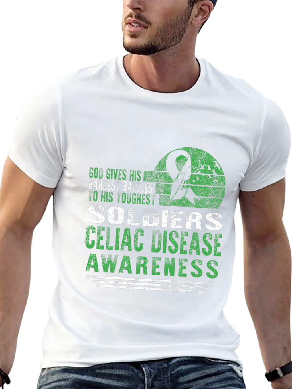 Celiac Disease Awareness Soldier T-Shirt