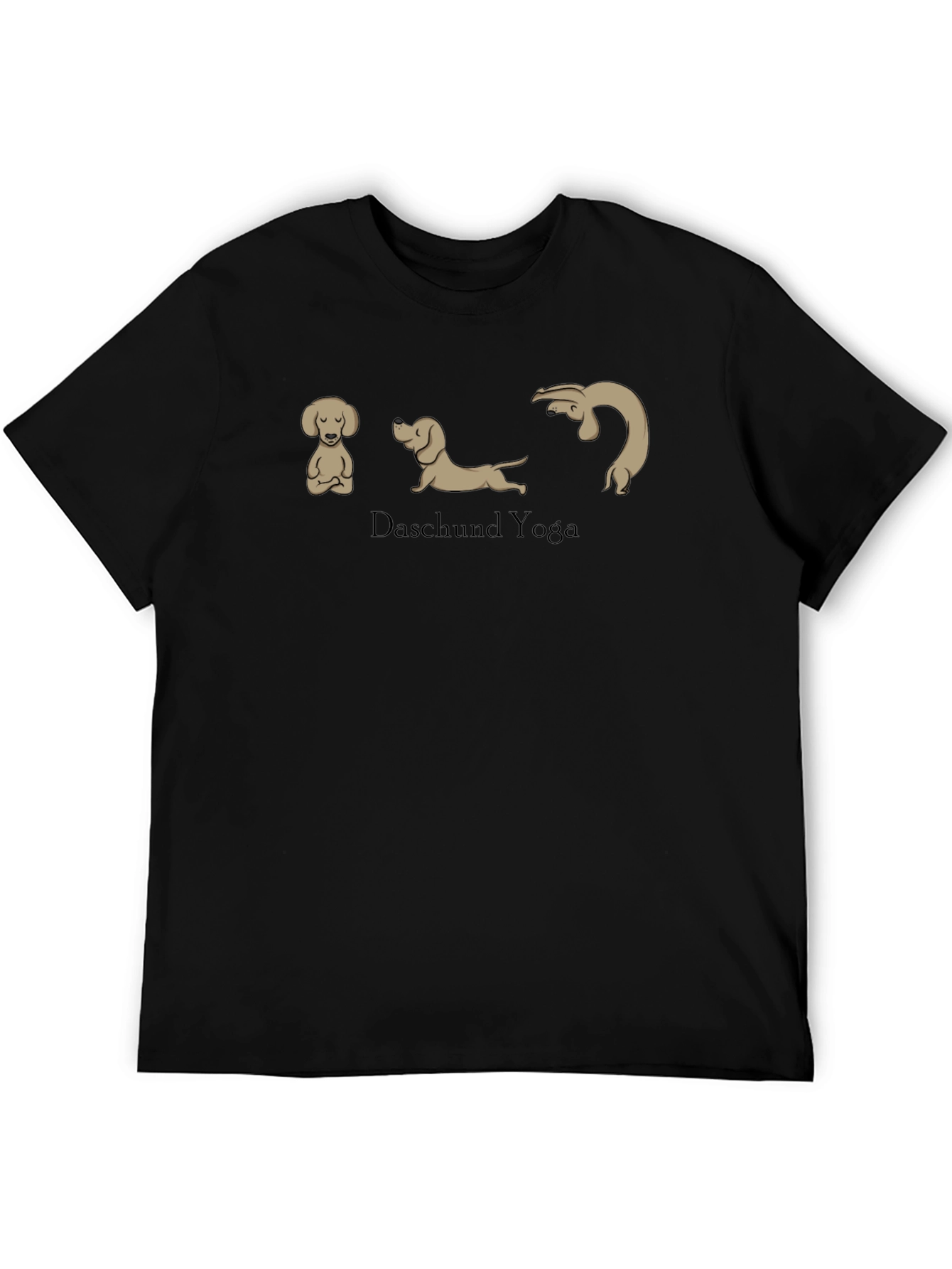 Dachshund Yoga Graphic Tee - Funny Dog Lover Shirt