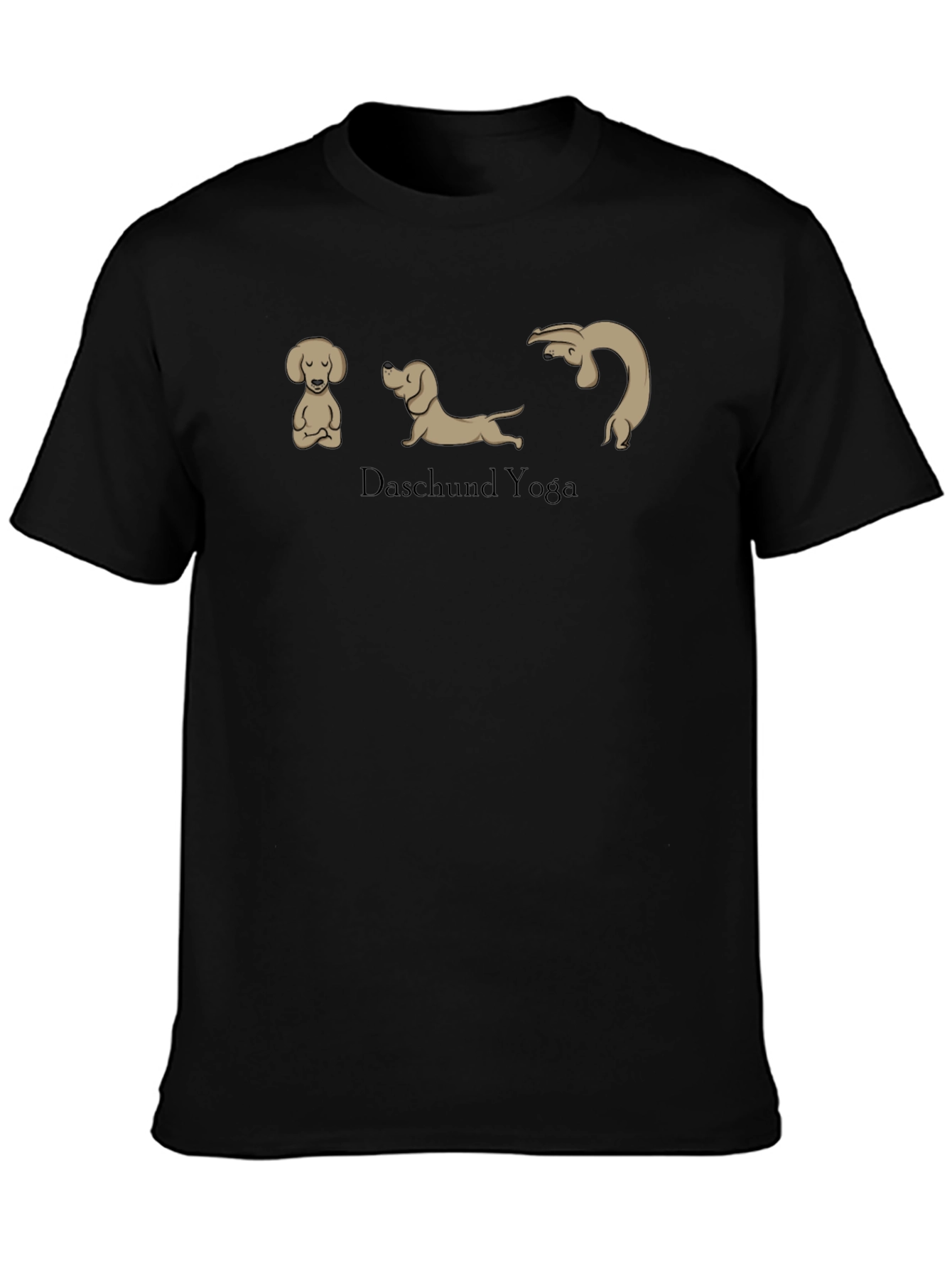 Dachshund Yoga Graphic Tee - Funny Dog Lover Shirt