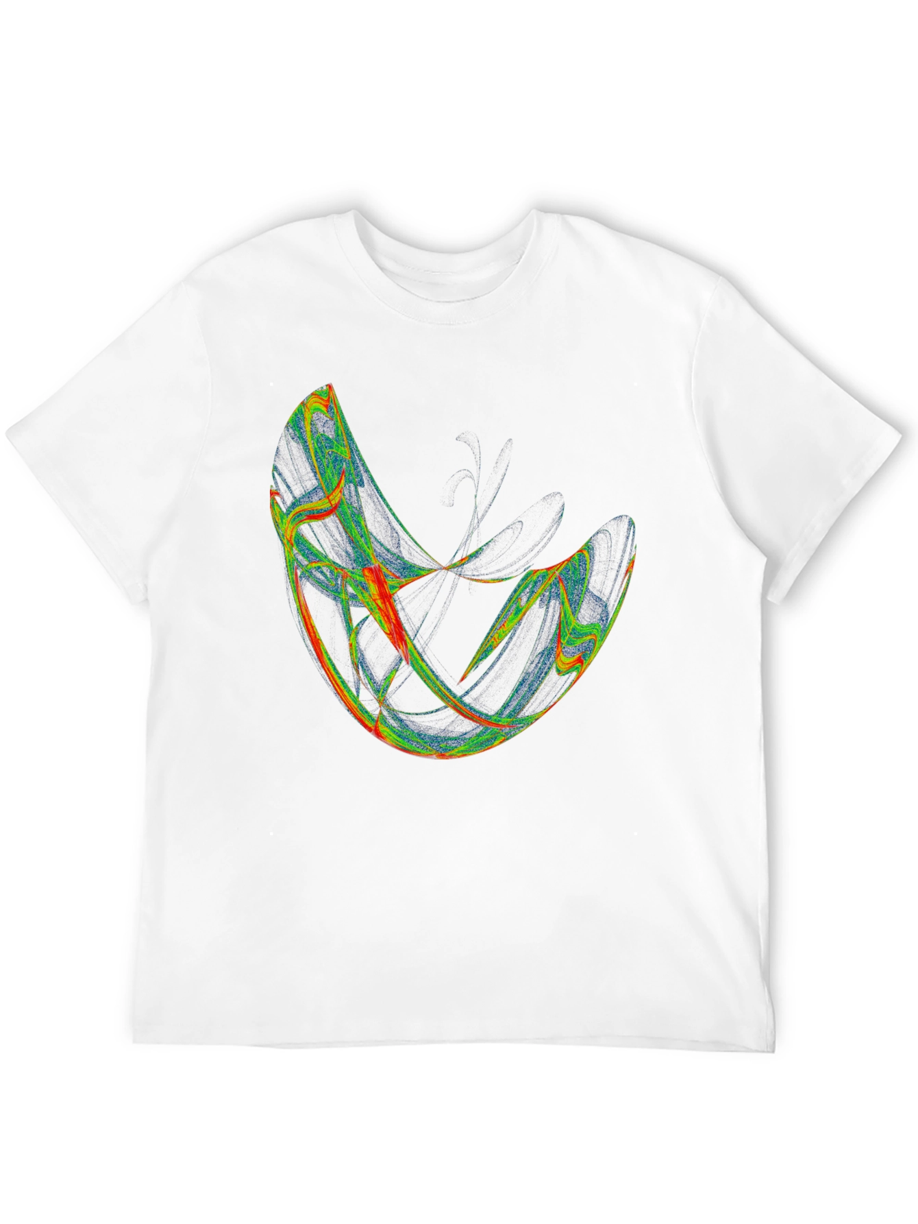 Abstract Graphic Black T-Shirt