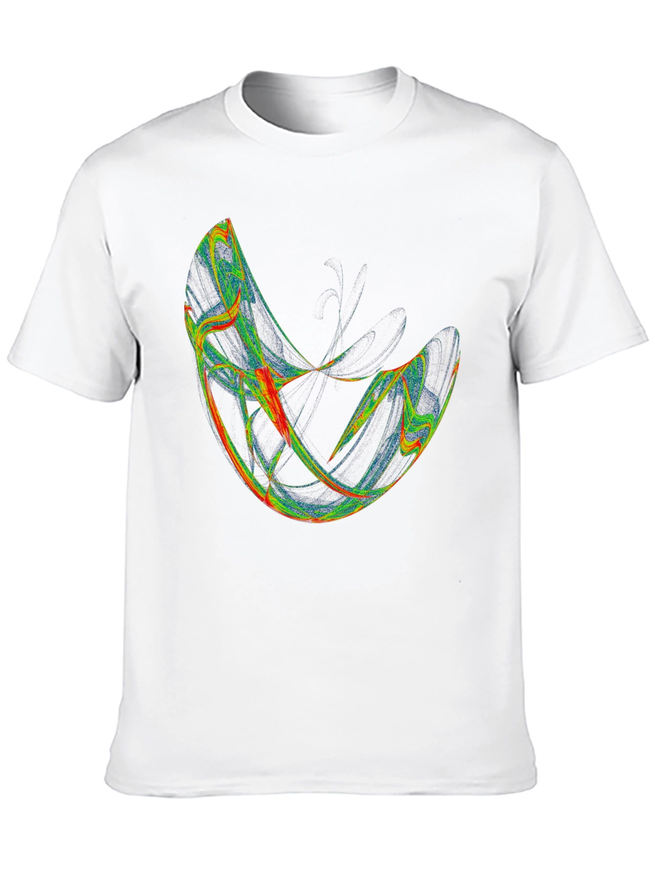 Abstract Graphic Black T-Shirt