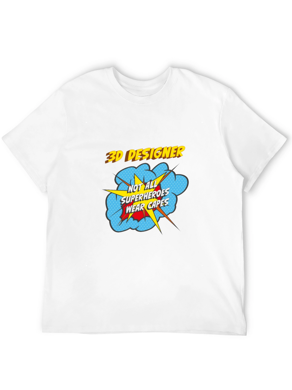 3D Designer Superhero T-Shirt - Wear Your Passion!