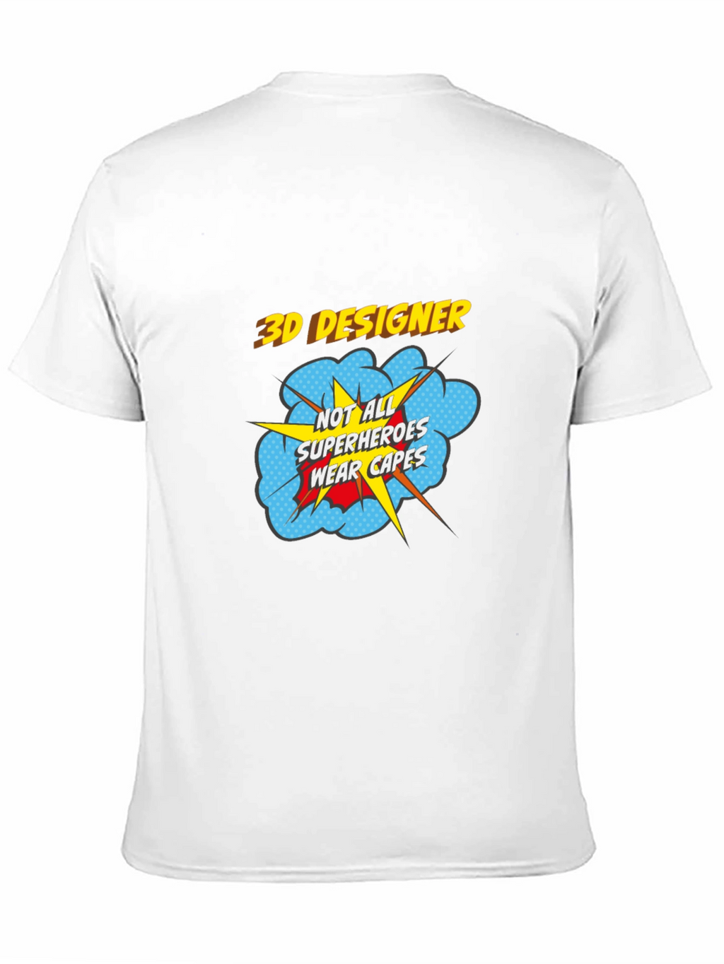 3D Designer Superhero T-Shirt - Wear Your Passion!