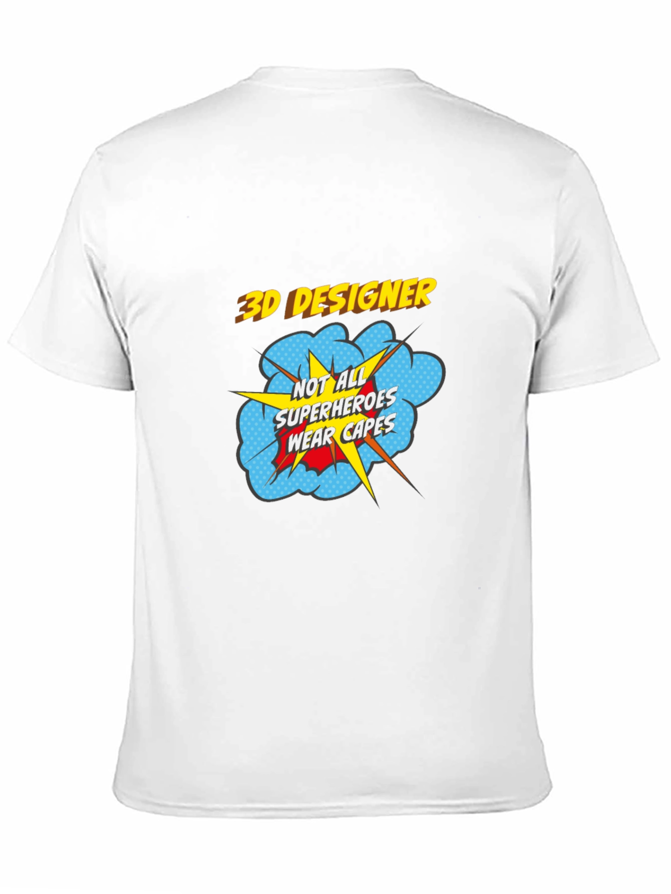 3D Designer Superhero T-Shirt - Wear Your Passion!