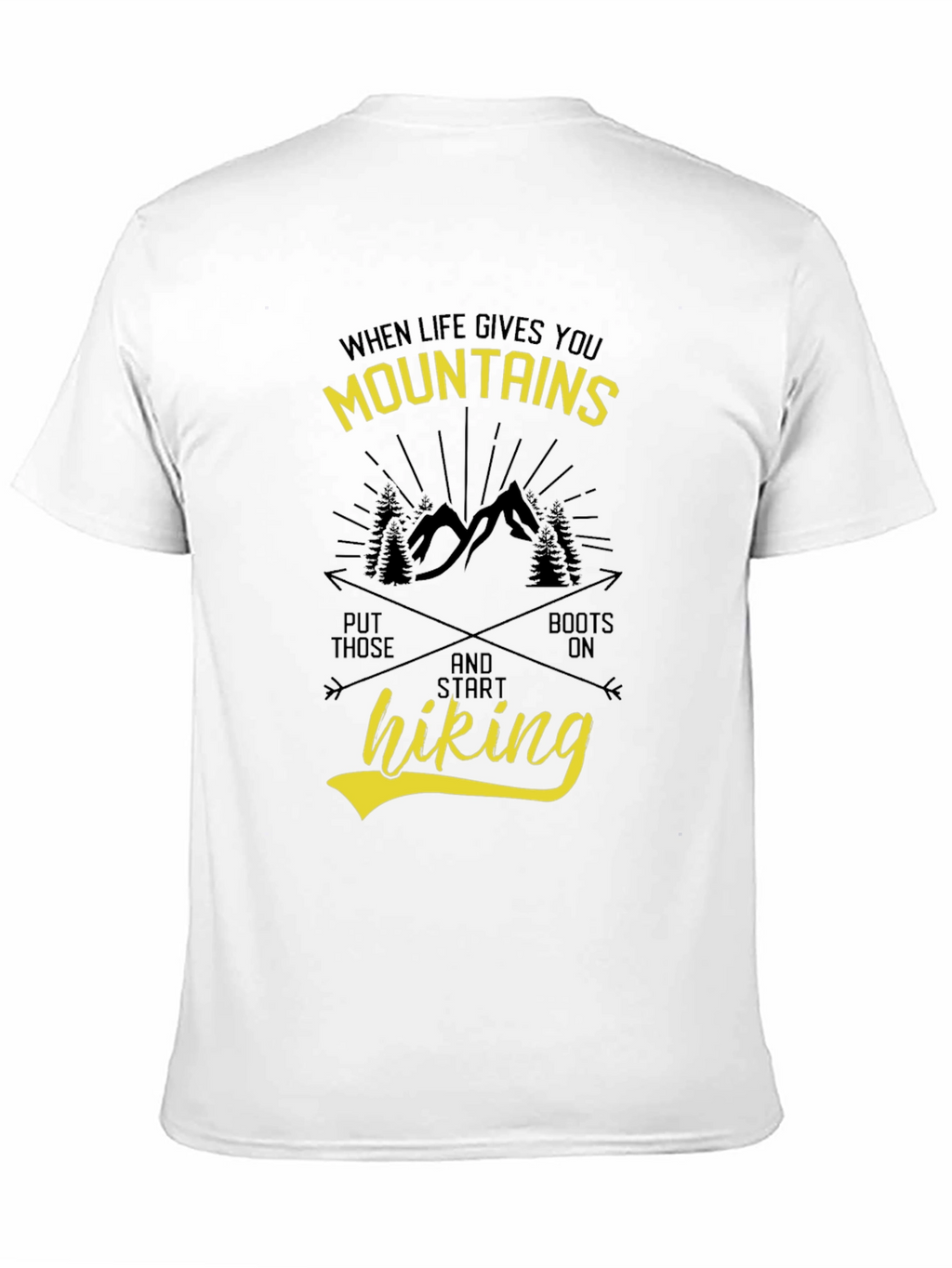 Mountains Hiking Graphic T-Shirt