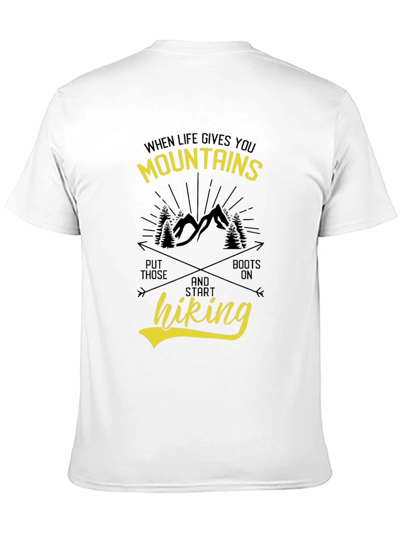Mountains Hiking Graphic T-Shirt