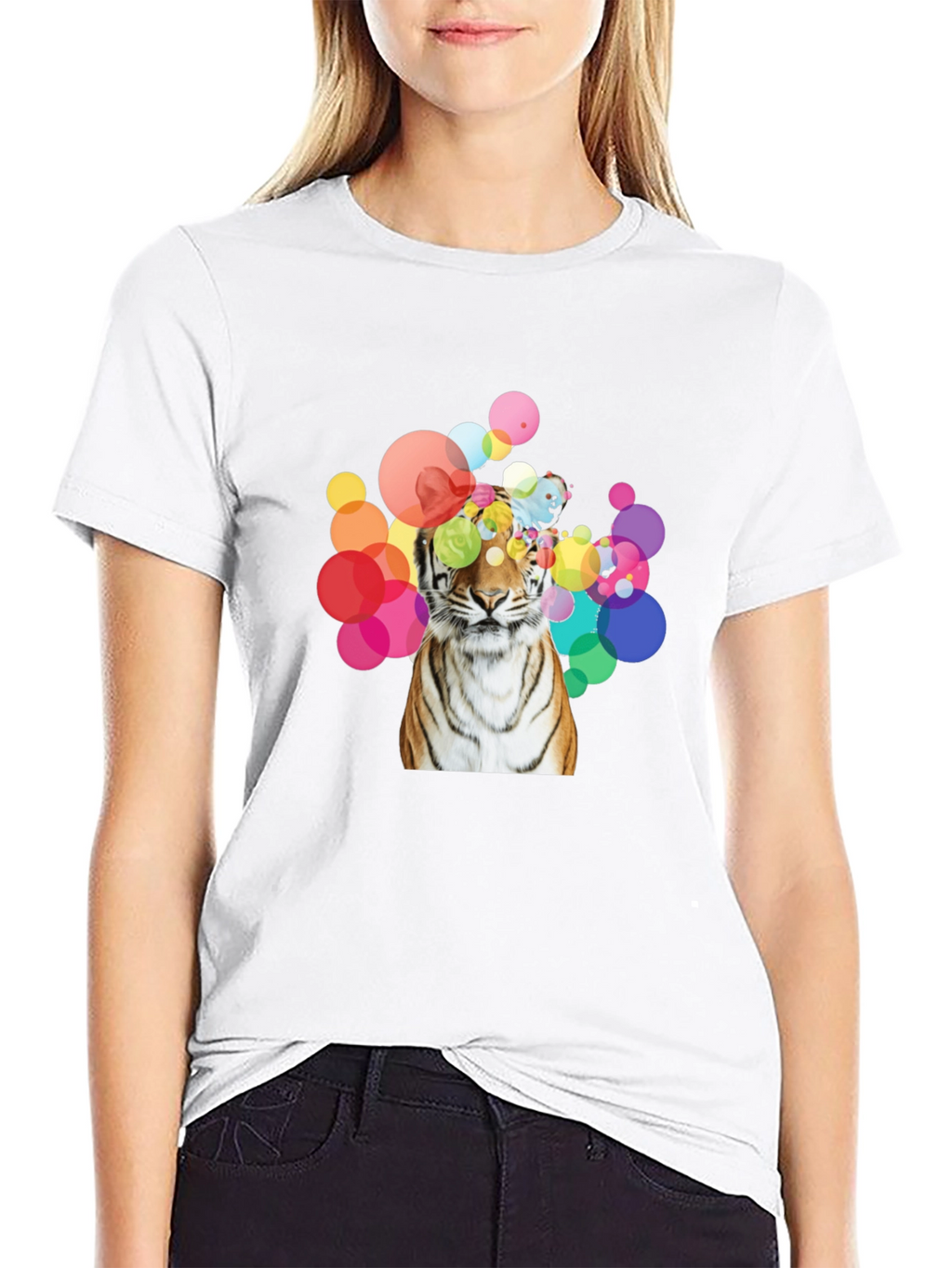 Tiger Graphic Tee - Mens Black T-Shirt