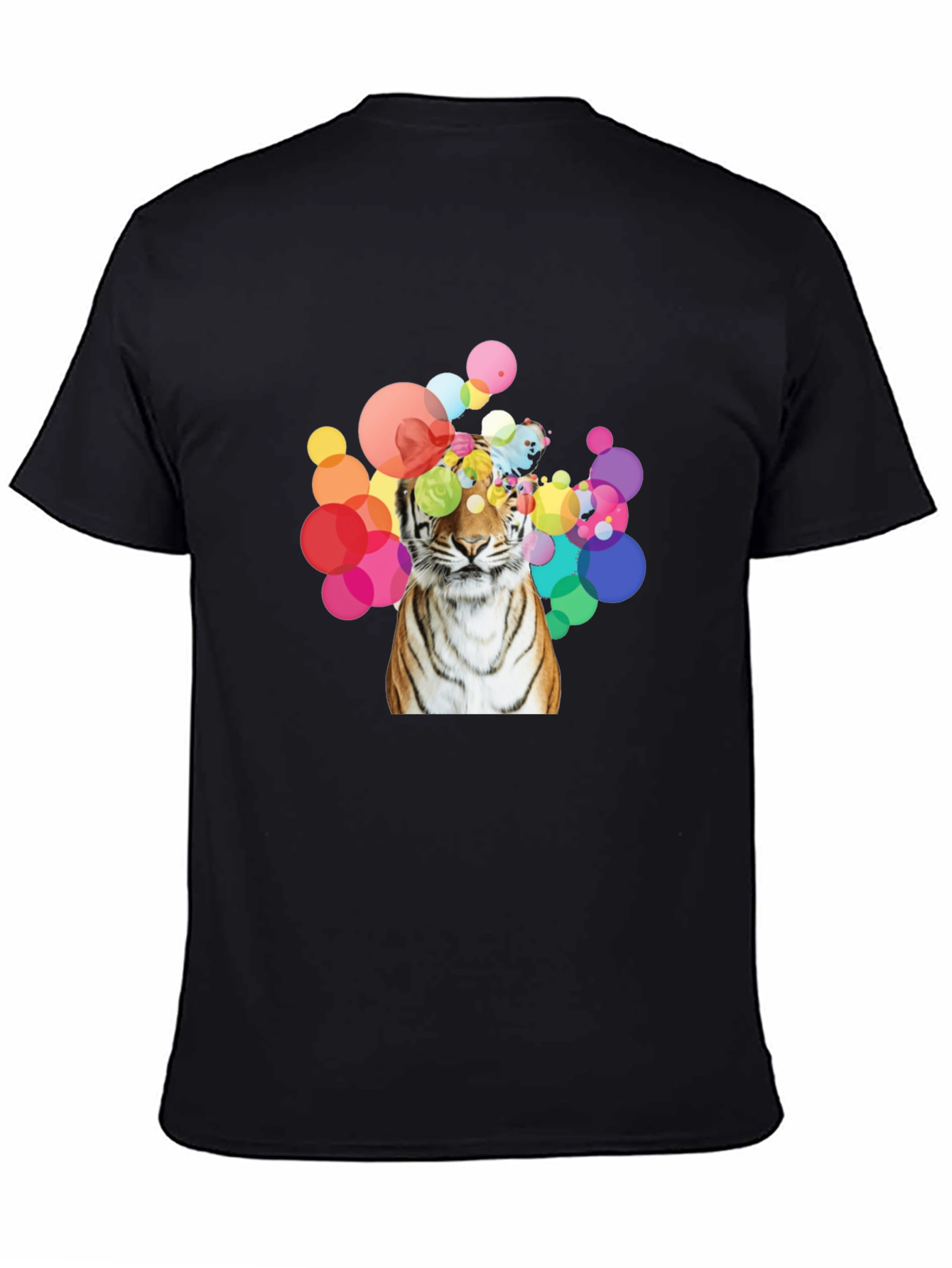 Tiger Graphic Tee - Mens Black T-Shirt