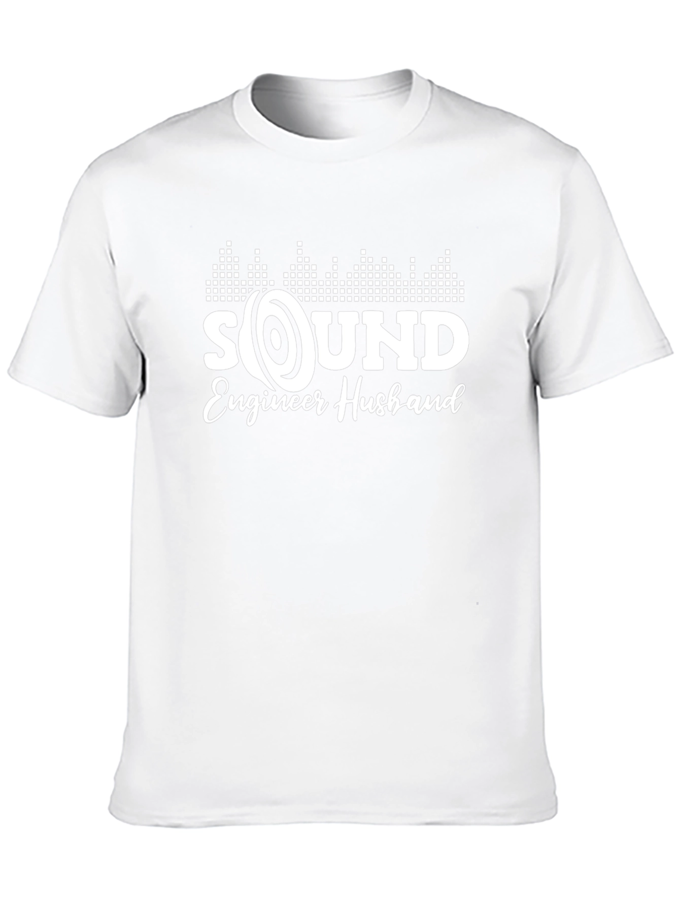 Sound Engineer Husband T-Shirt - Black Crew Neck Tee