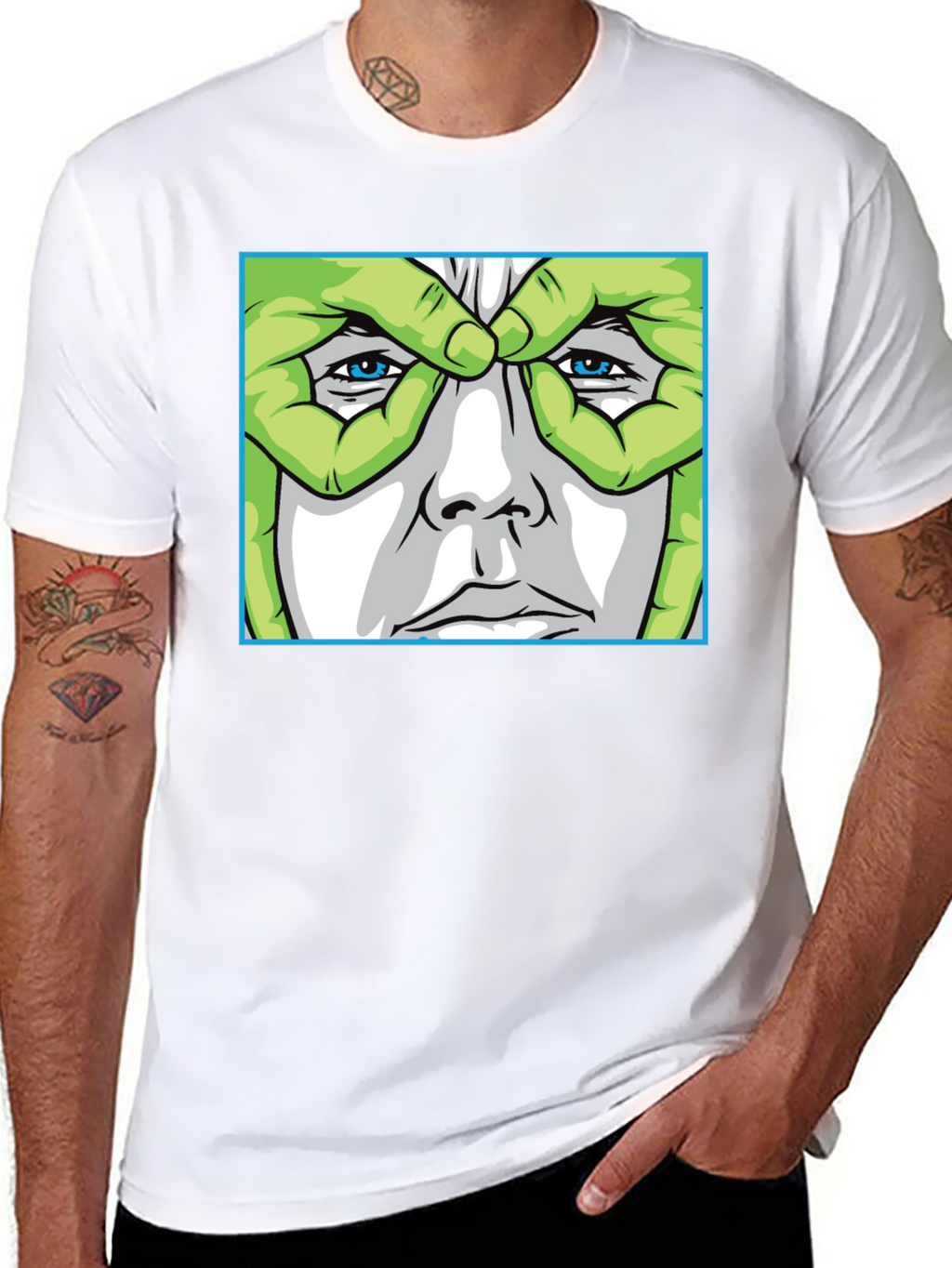 Mans Novelty Graphic Print T-Shirt