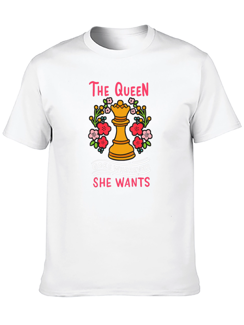 The Queen Chess Piece Graphic T-Shirt