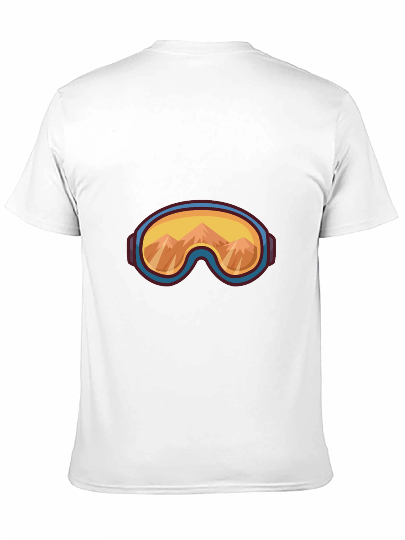 Cool Mountain Goggles Graphic Tee - Black