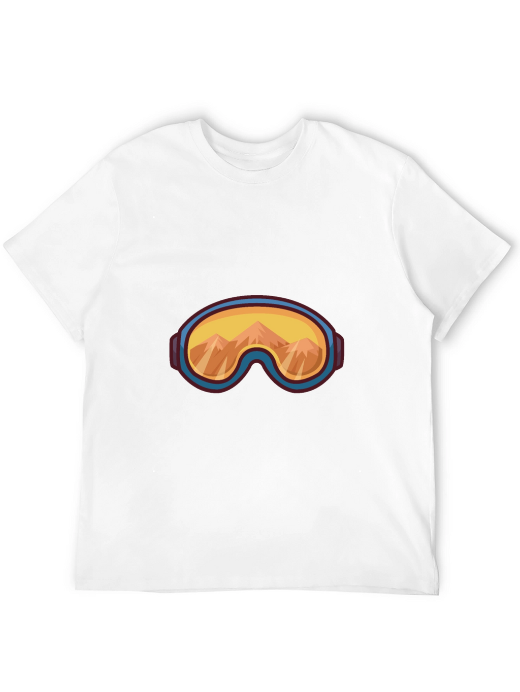 Cool Mountain Goggles Graphic Tee - Black