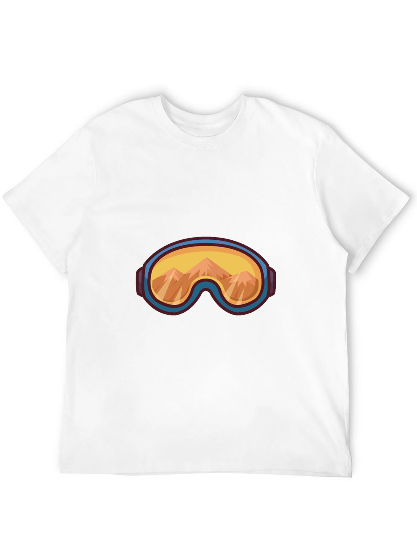 Cool Mountain Goggles Graphic Tee - Black