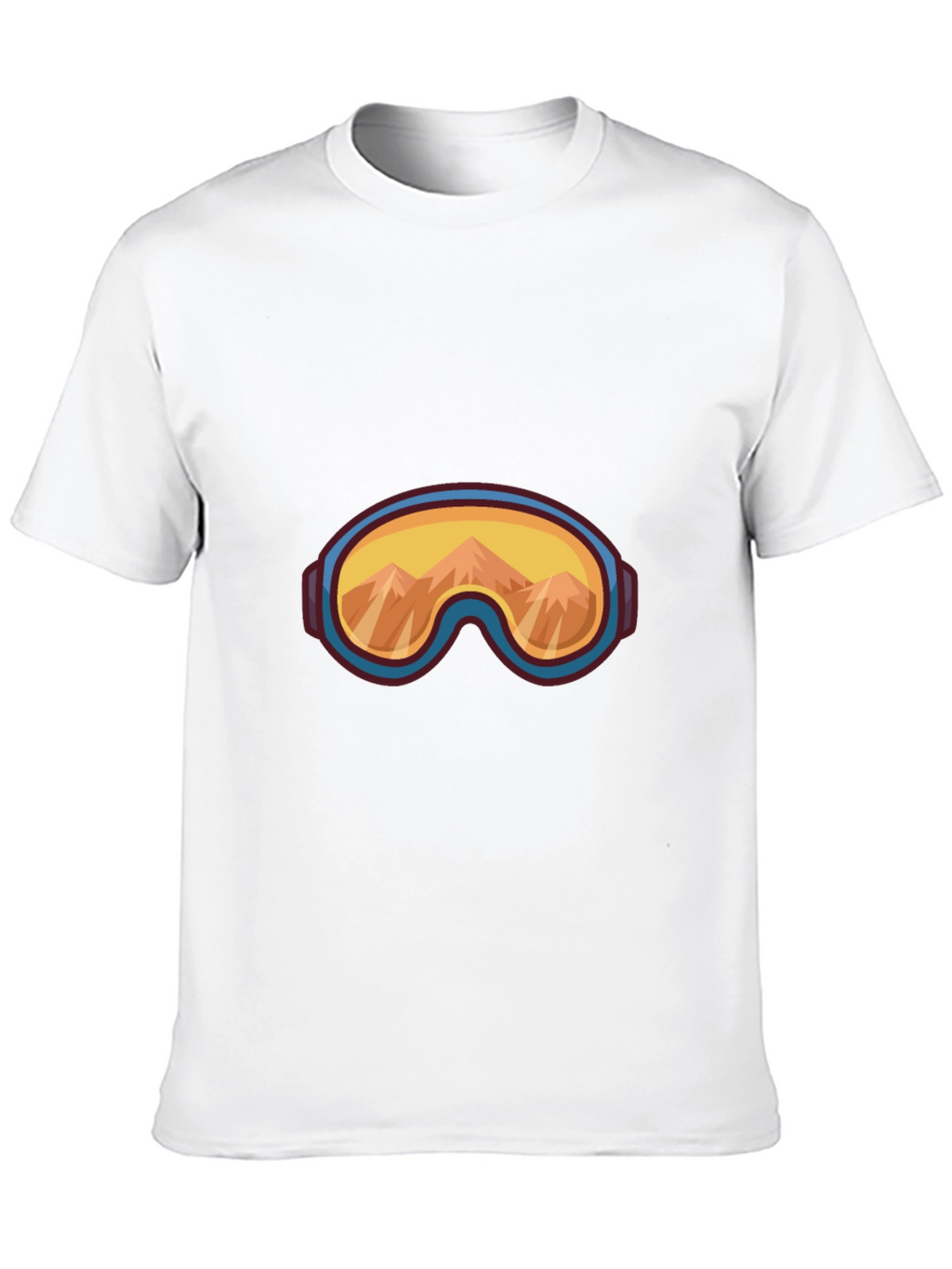 Cool Mountain Goggles Graphic Tee - Black