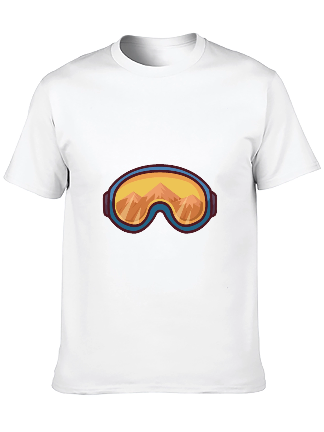 Cool Mountain Goggles Graphic Tee - Black