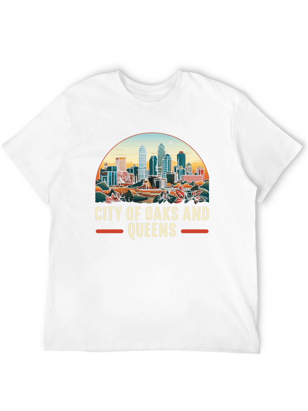 City of Oaks and Queens Graphic Tee - Black