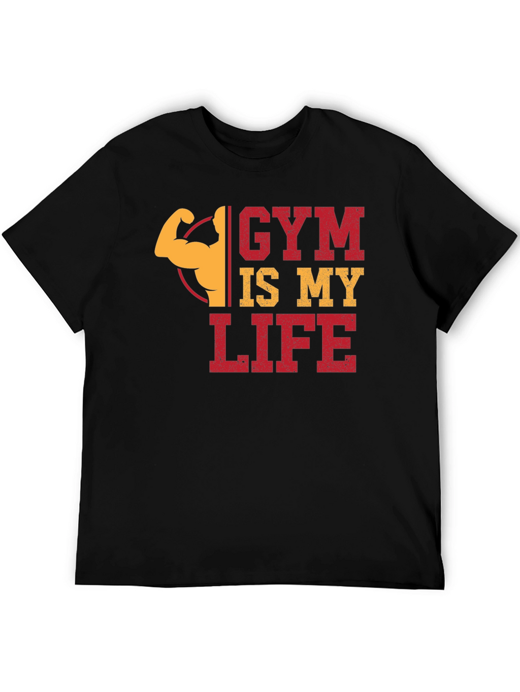 Gym Is My Life Graphic T-Shirt