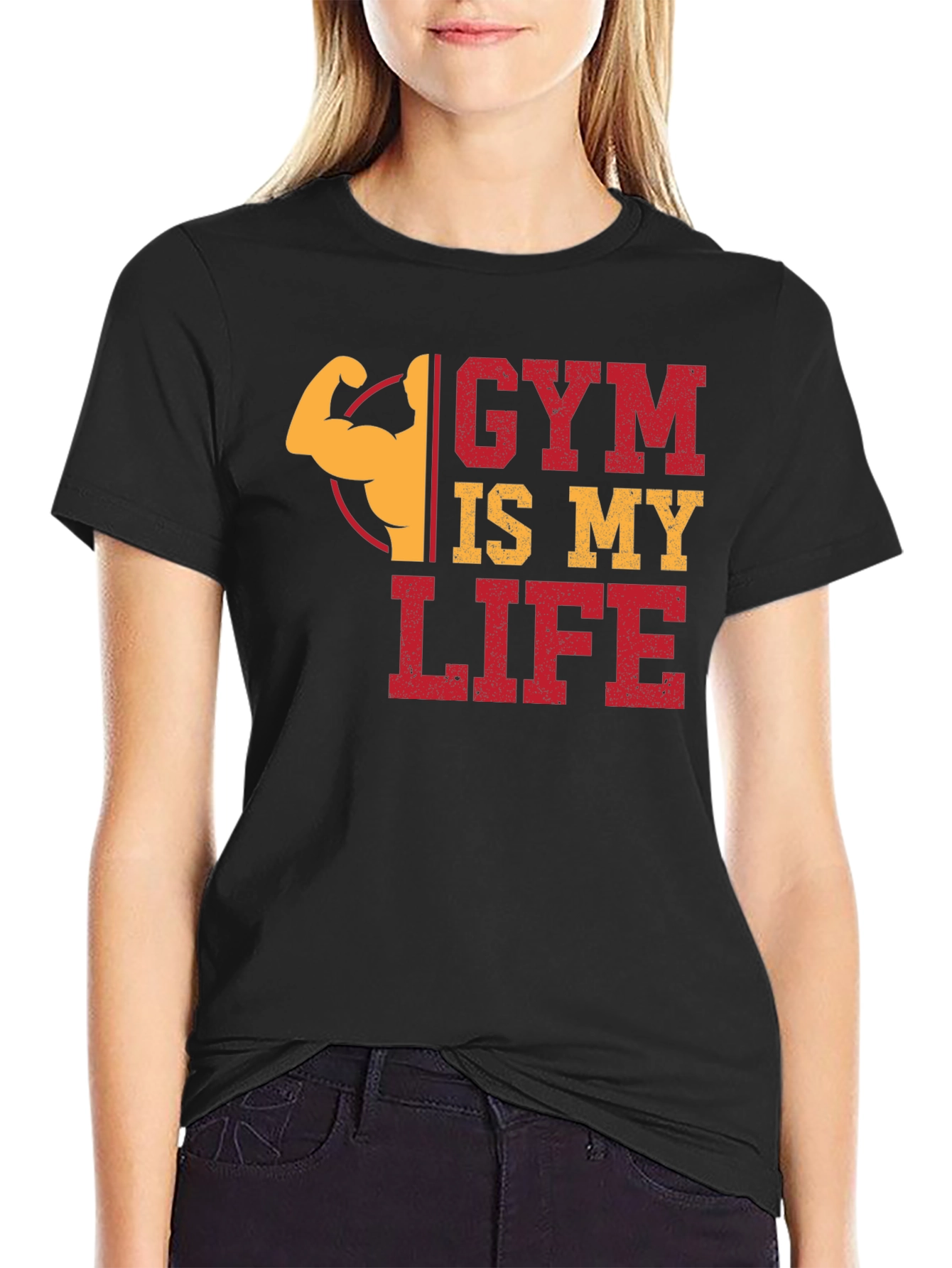 Gym Is My Life Graphic T-Shirt