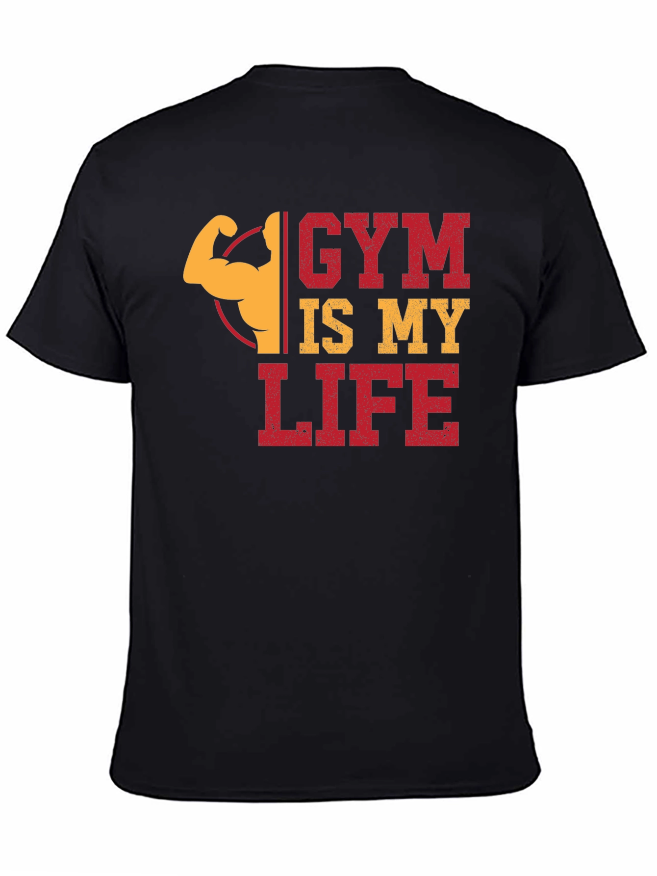 Gym Is My Life Graphic T-Shirt