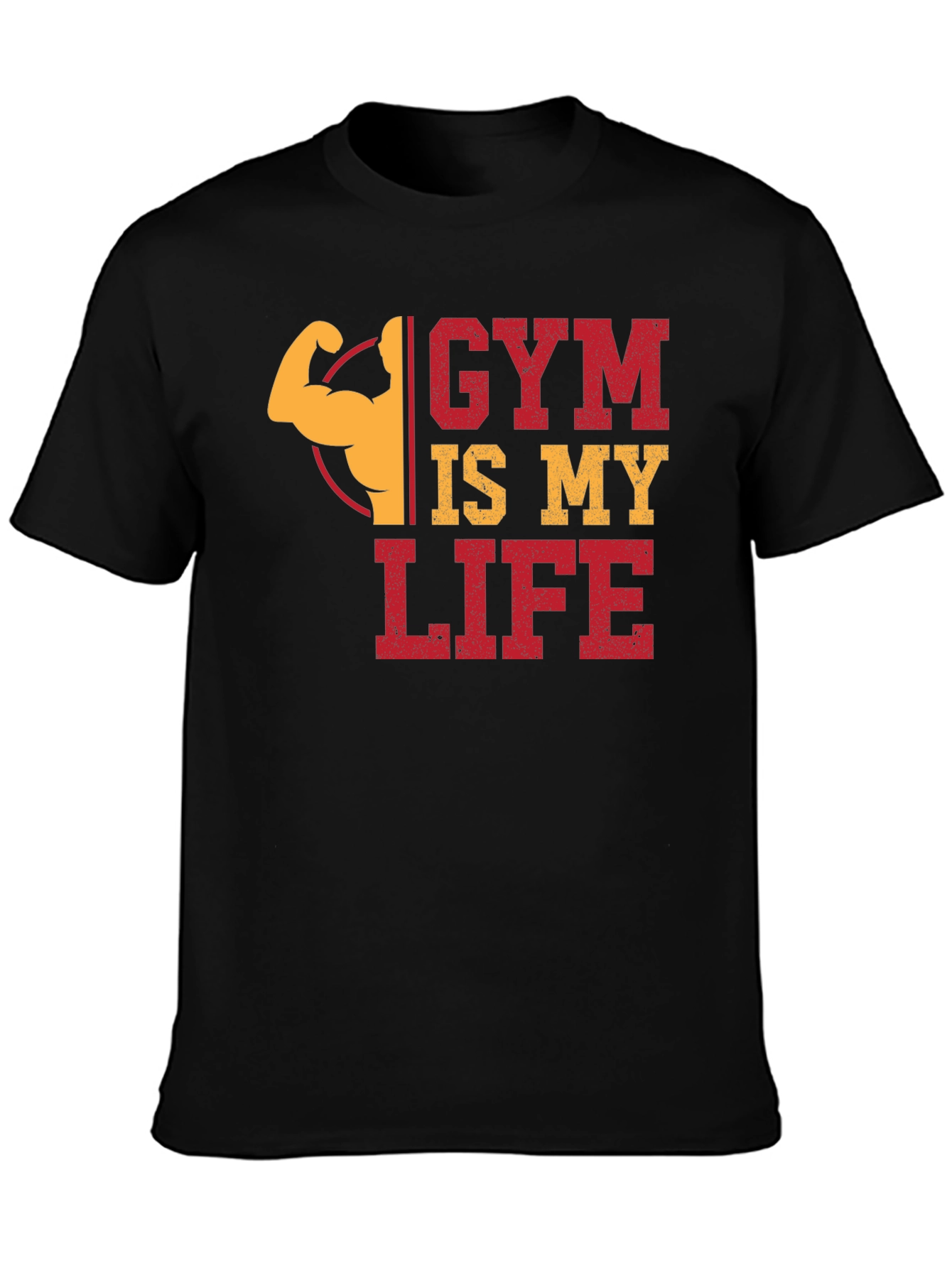 Gym Is My Life Graphic T-Shirt