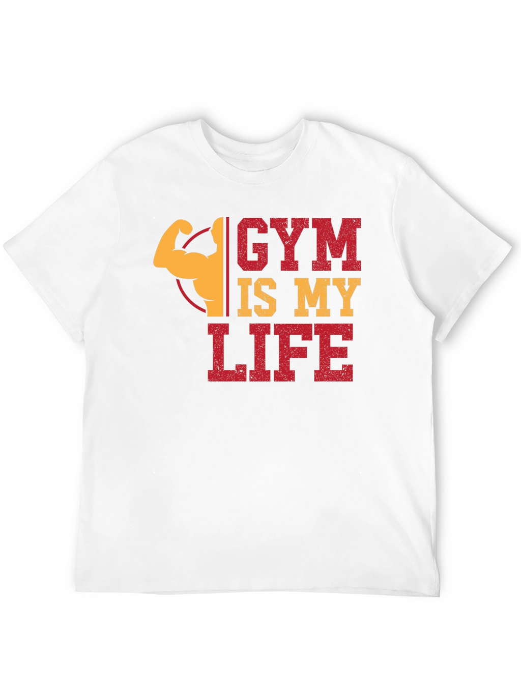 Gym Is My Life Graphic T-Shirt