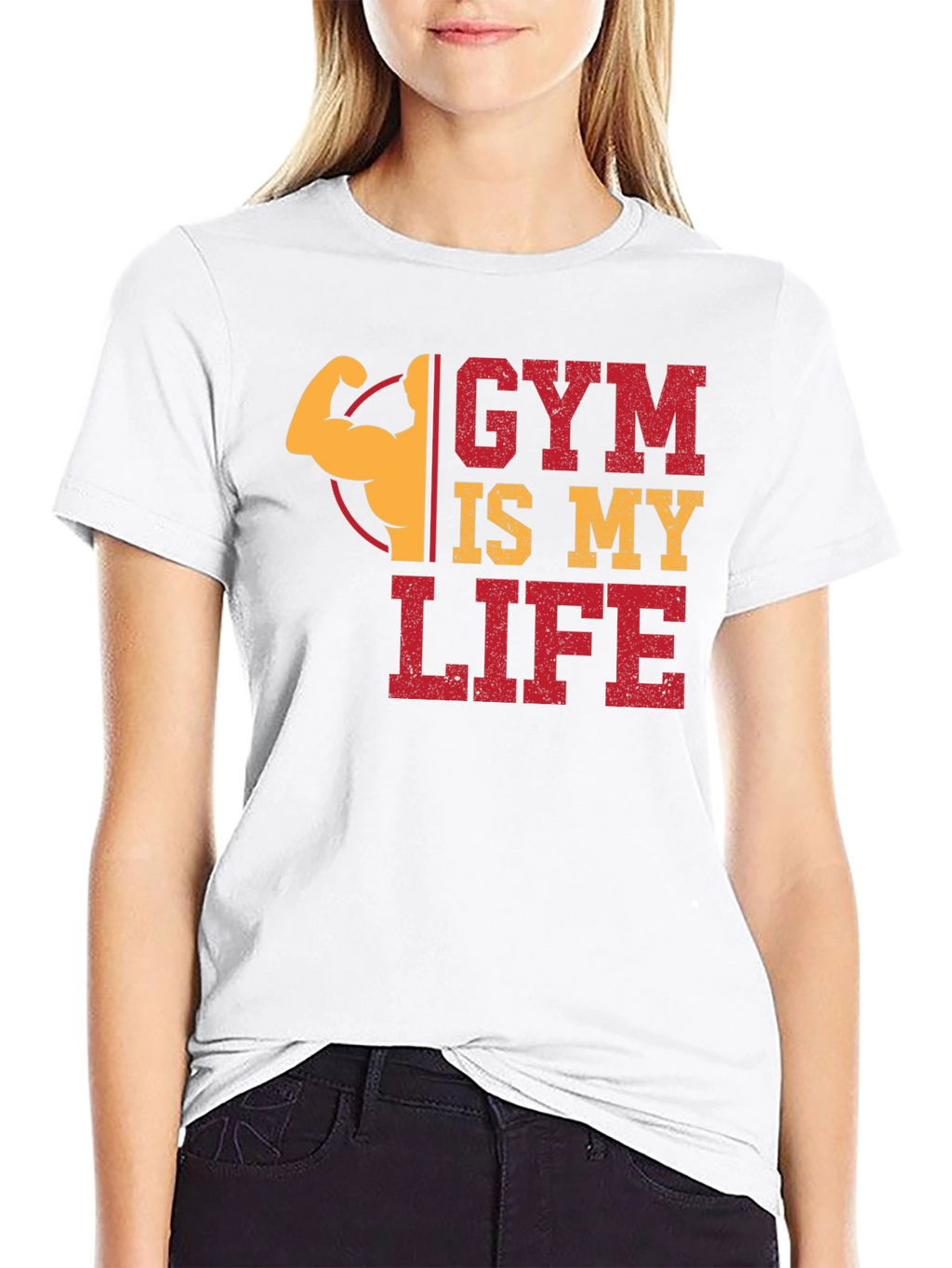 Gym Is My Life Graphic T-Shirt