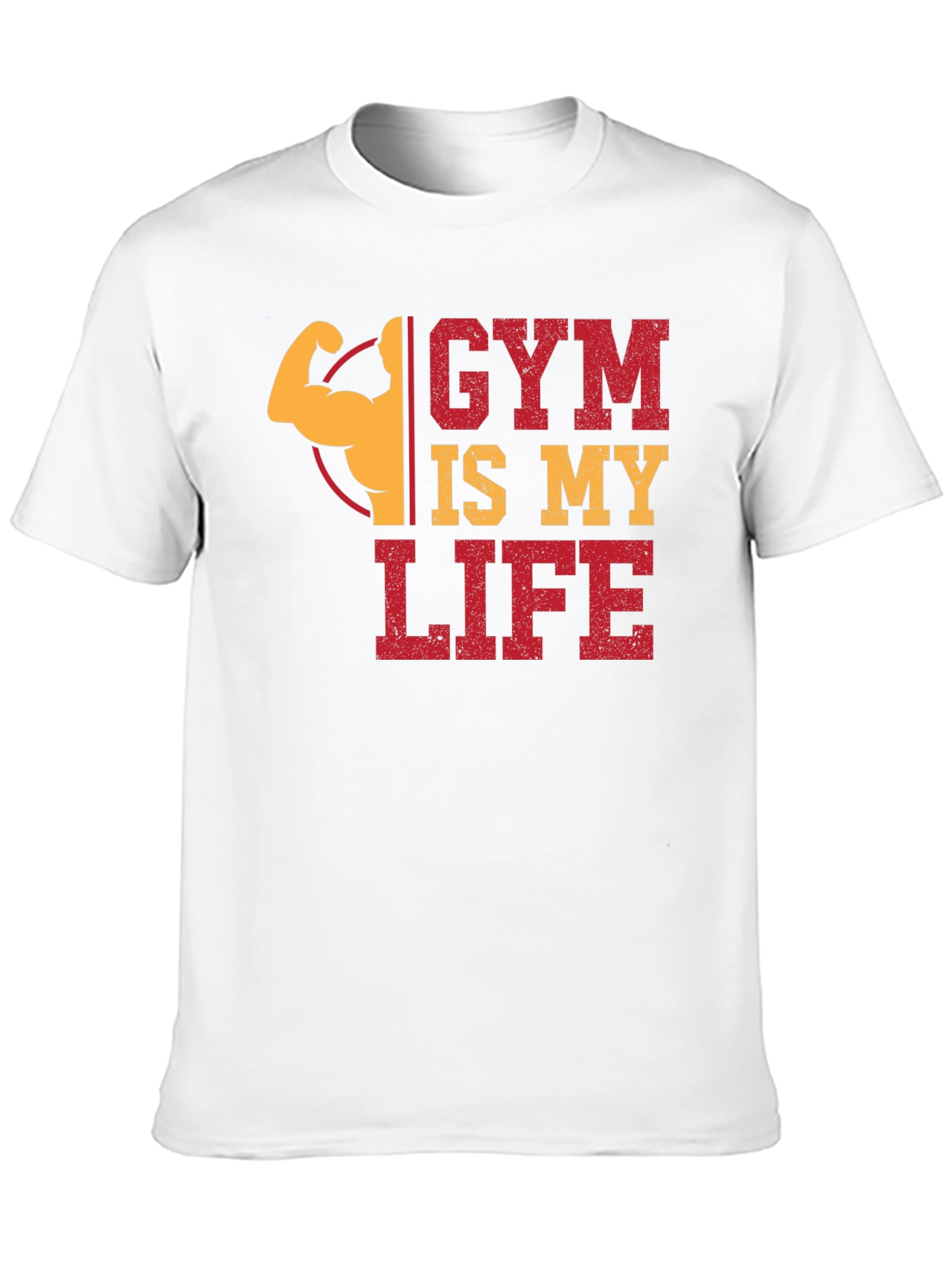 Gym Is My Life Graphic T-Shirt