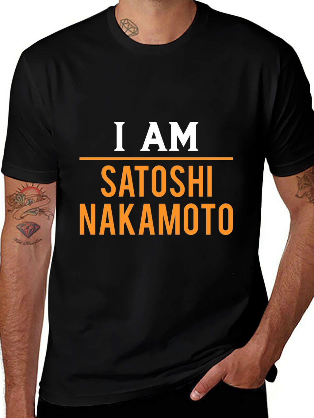 I Am Satoshi Nakamoto T-Shirt Bitcoin Crypto