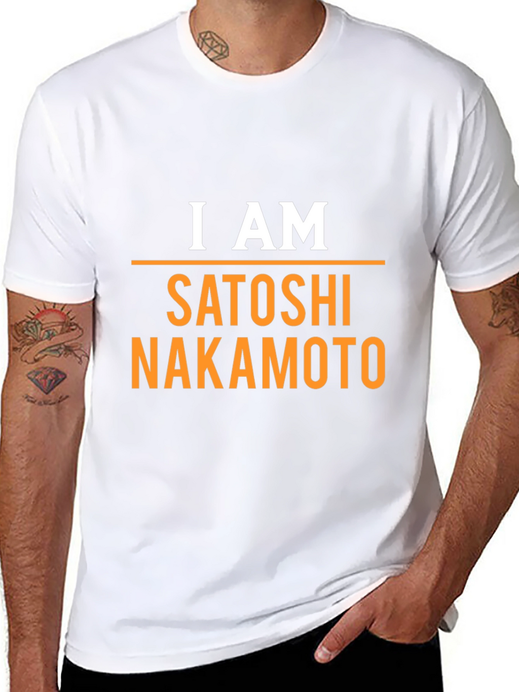 I Am Satoshi Nakamoto T-Shirt Bitcoin Crypto