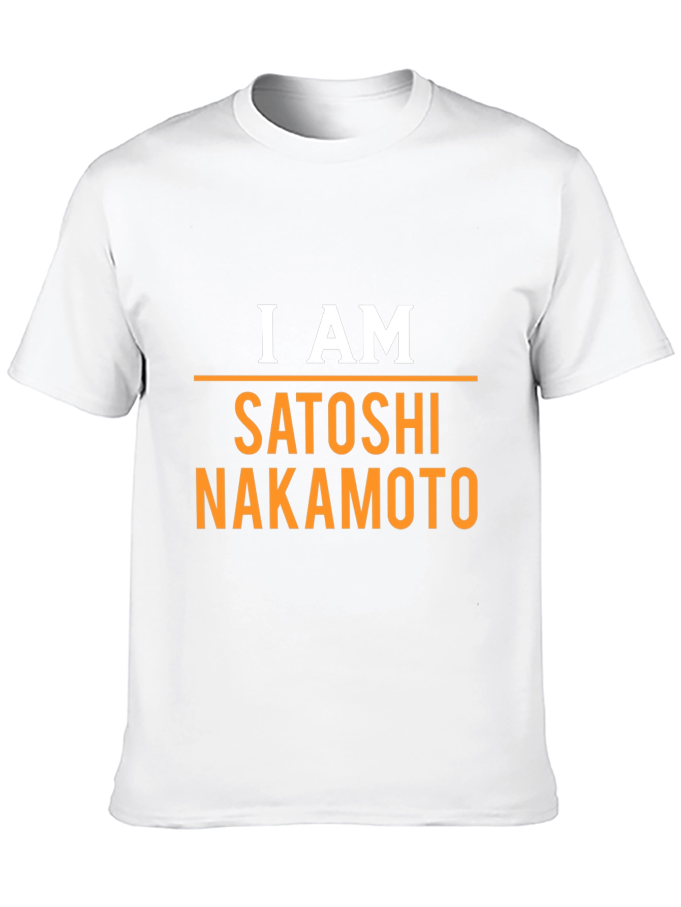 I Am Satoshi Nakamoto T-Shirt Bitcoin Crypto